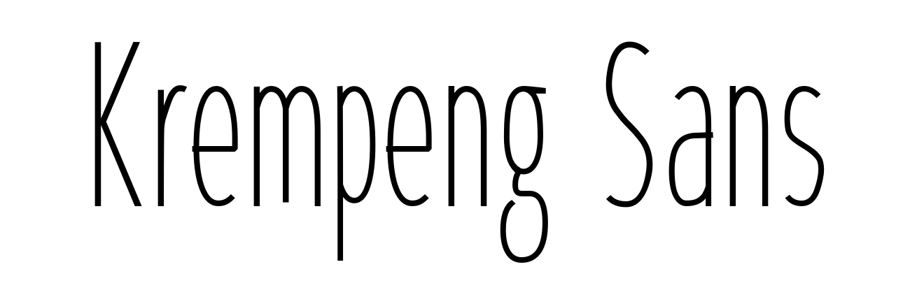 Krempeng Sans